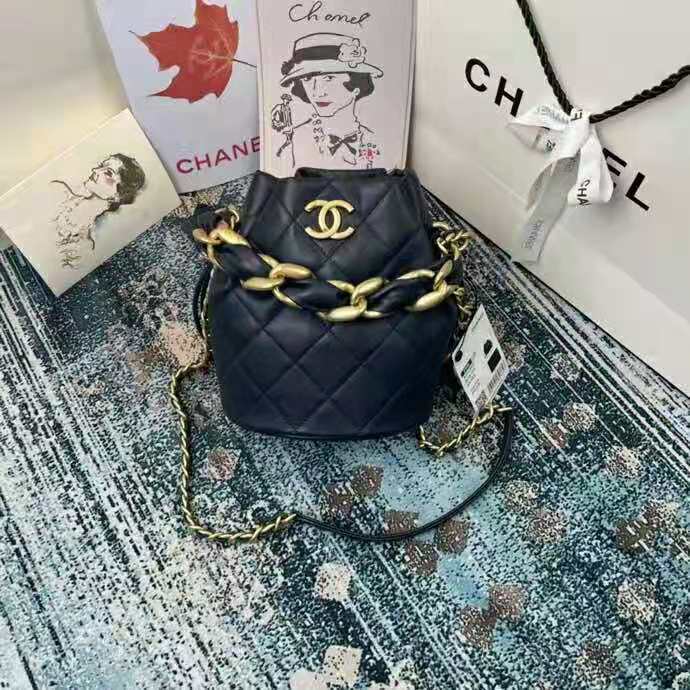 2021 Chanel drawstring bag