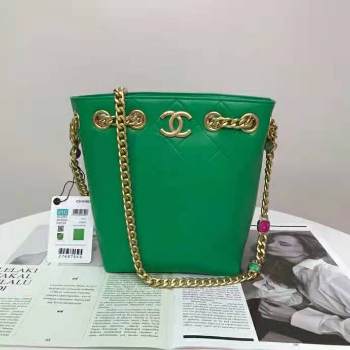2021 Chanel drawstring bag