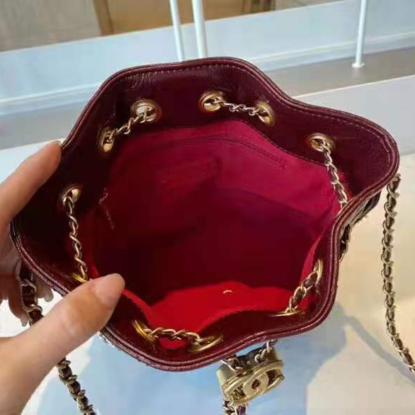 2021 Chanel drawstring bag