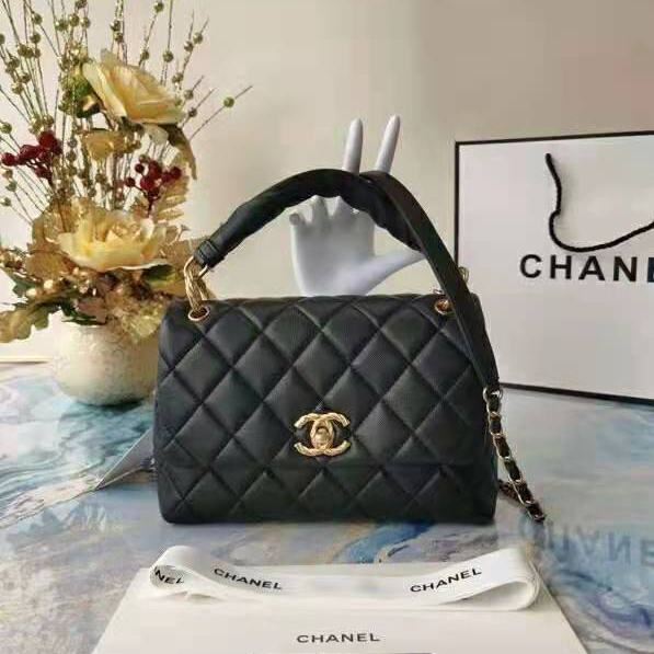 2021 Chanel flap bag with top handle