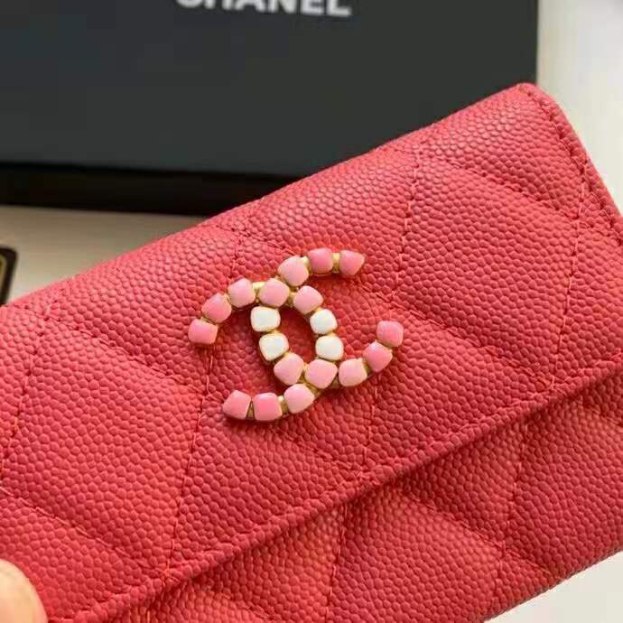 2021 Chanel flap card holder