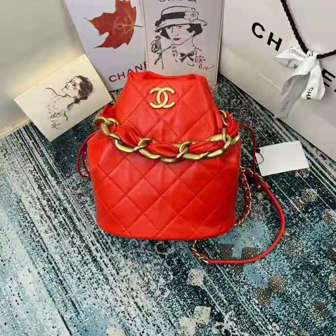 2021 Chanel large drawstring bag