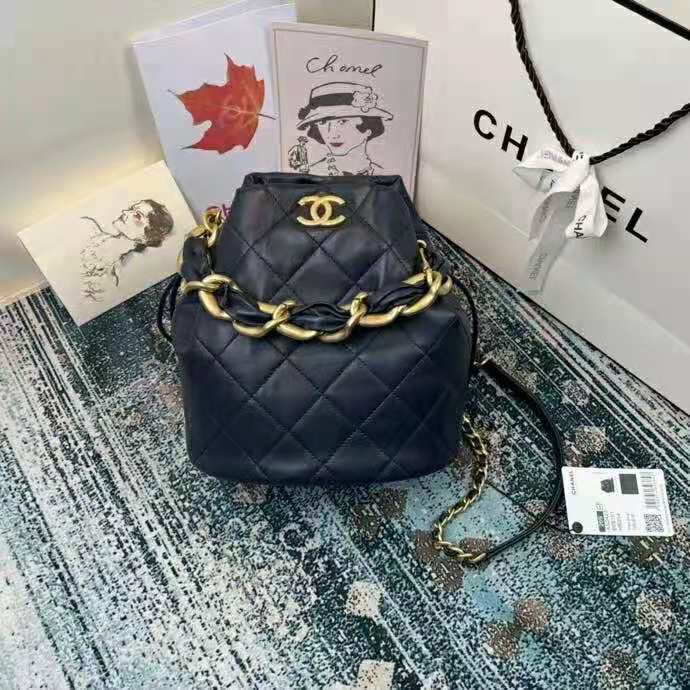 2021 Chanel large drawstring bag