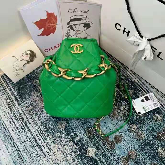 2021 Chanel large drawstring bag