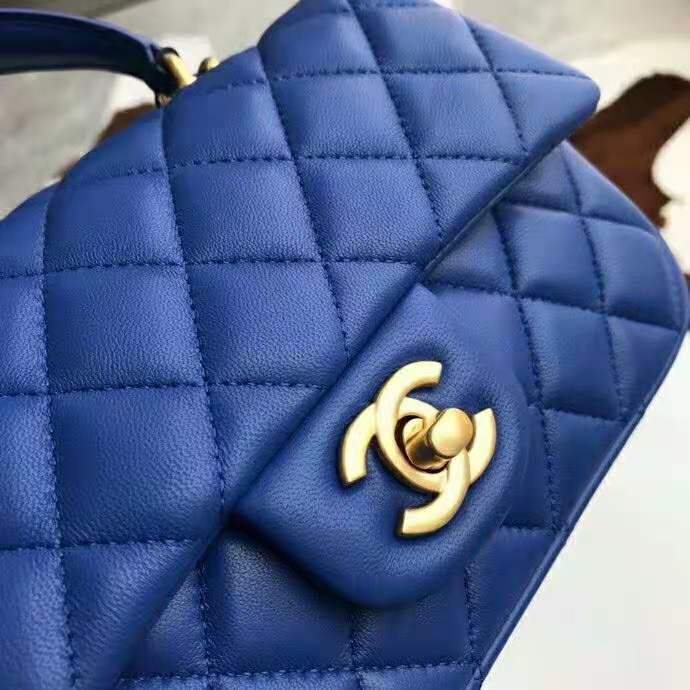2021 Chanel mini flap bag with top handle