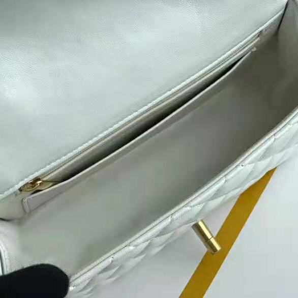 2021 Chanel mini flap bag with top handle