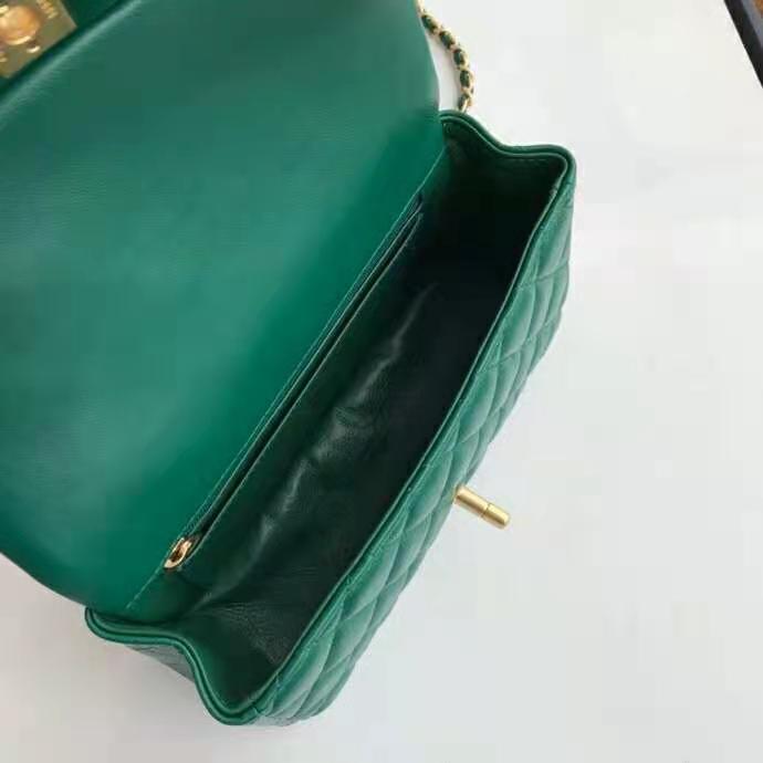 2021 Chanel mini flap bag with top handle