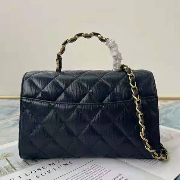 2021 Chanel small flap bag with top handle