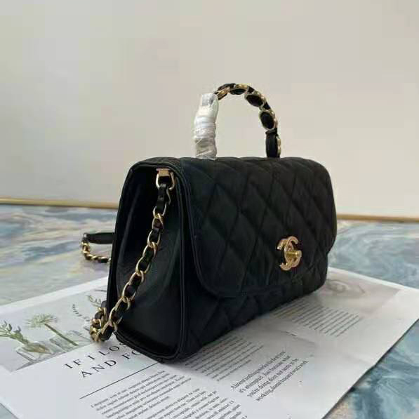 2021 Chanel small flap bag with top handle