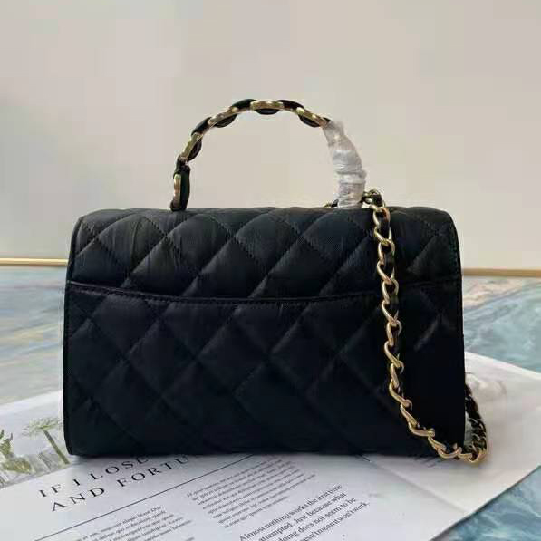 2021 Chanel small flap bag with top handle