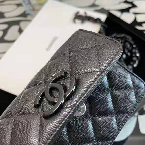 2021 chanel belt flap card holder