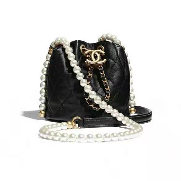 2021 chanel mini drawstring bag