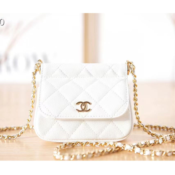 2022 Chanel CLUTCH WITH CHAIN