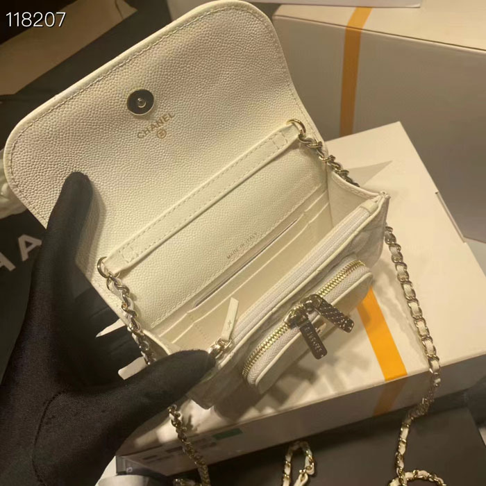 2022 Chanel CLUTCH WITH CHAIN