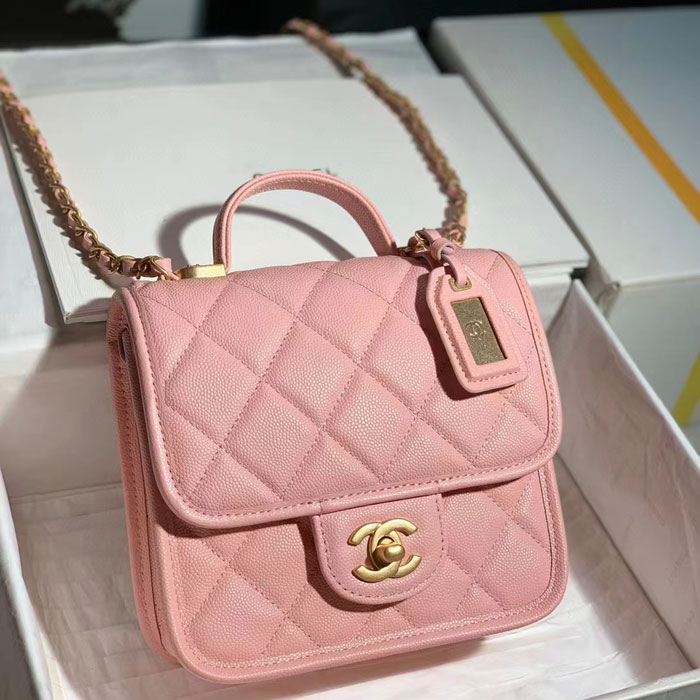 2022 Chanel SMALL FLAP BAG WITH TOP HANDLE