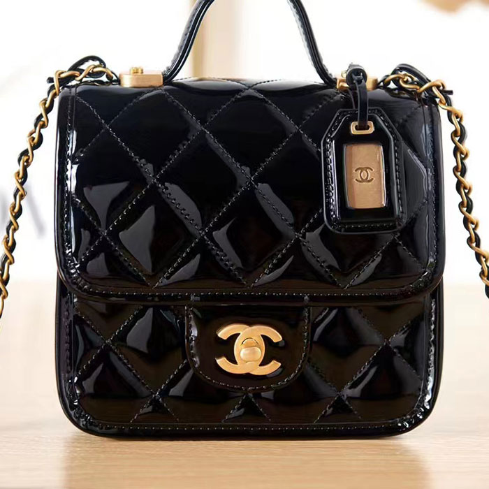2022 Chanel SMALL FLAP BAG WITH TOP HANDLE