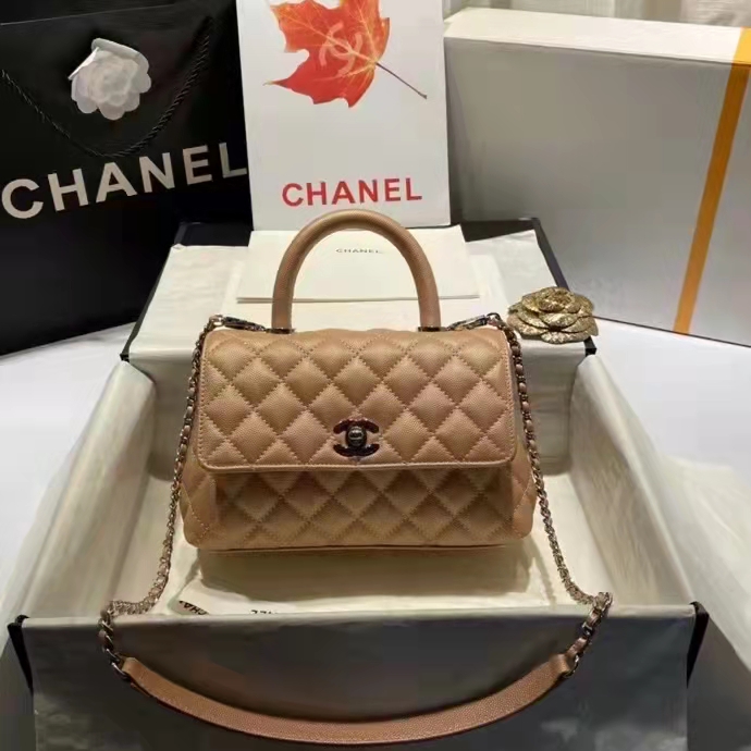 2022 Chanel flap bag with top handle