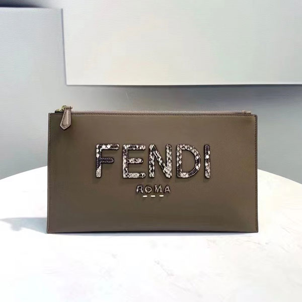 2022 Fendi Medium Flat Pouch
