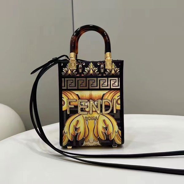 2022 Fendi Mini Sunshine Shopper