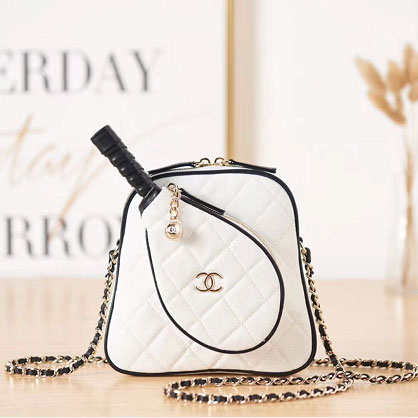2022 chanel tennis racket bag