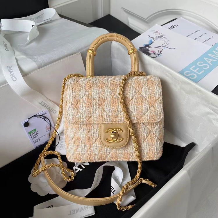 2023 Chanel MINI FLAP BAG WITH TOP HANDLE