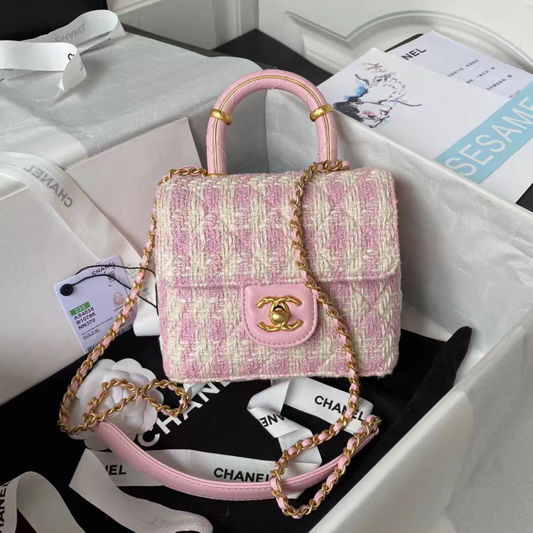 2023 Chanel MINI FLAP BAG WITH TOP HANDLE