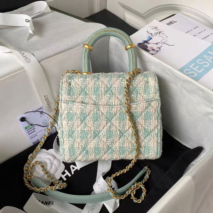 2023 Chanel MINI FLAP BAG WITH TOP HANDLE