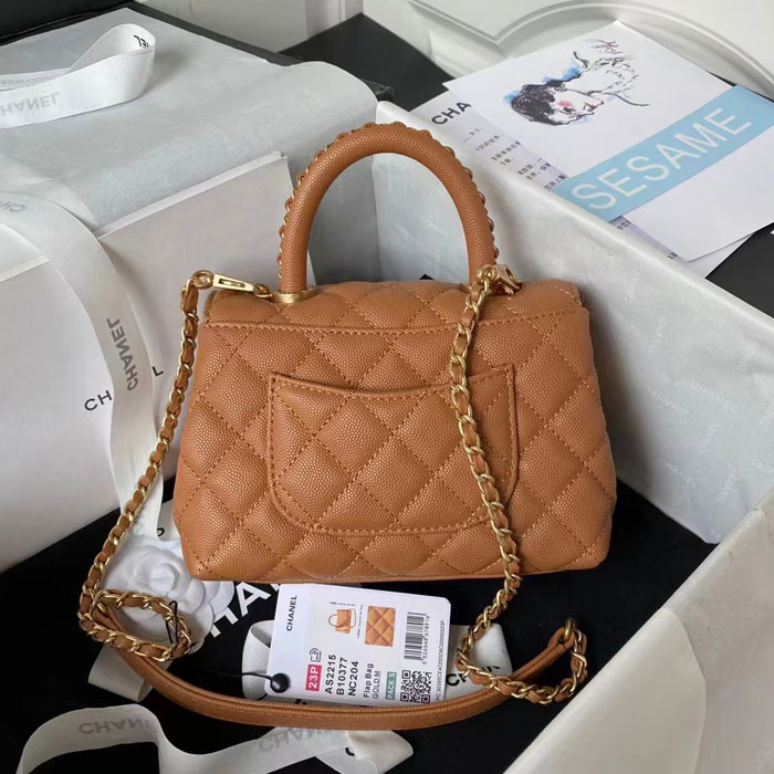 2023 Chanel MINI FLAP BAG WITH TOP HANDLE