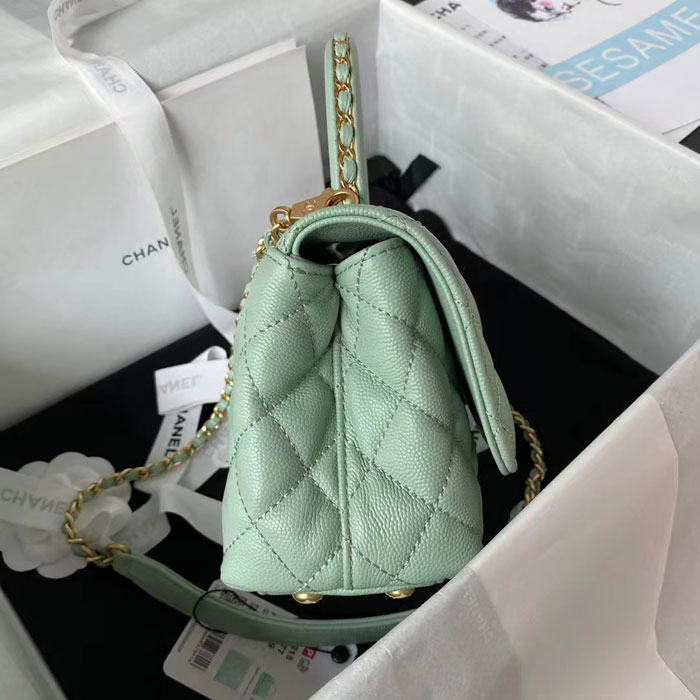 2023 Chanel MINI FLAP BAG WITH TOP HANDLE