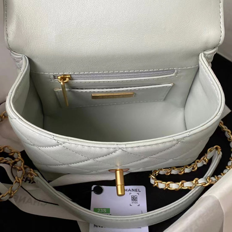 2023 Chanel MINI FLAP BAG WITH TOP HANDLE