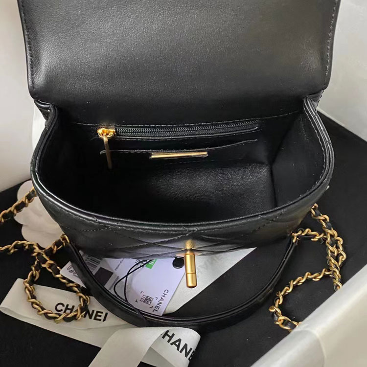 2023 Chanel MINI FLAP BAG WITH TOP HANDLE