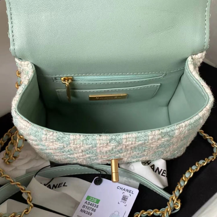 2023 Chanel MINI FLAP BAG WITH TOP HANDLE