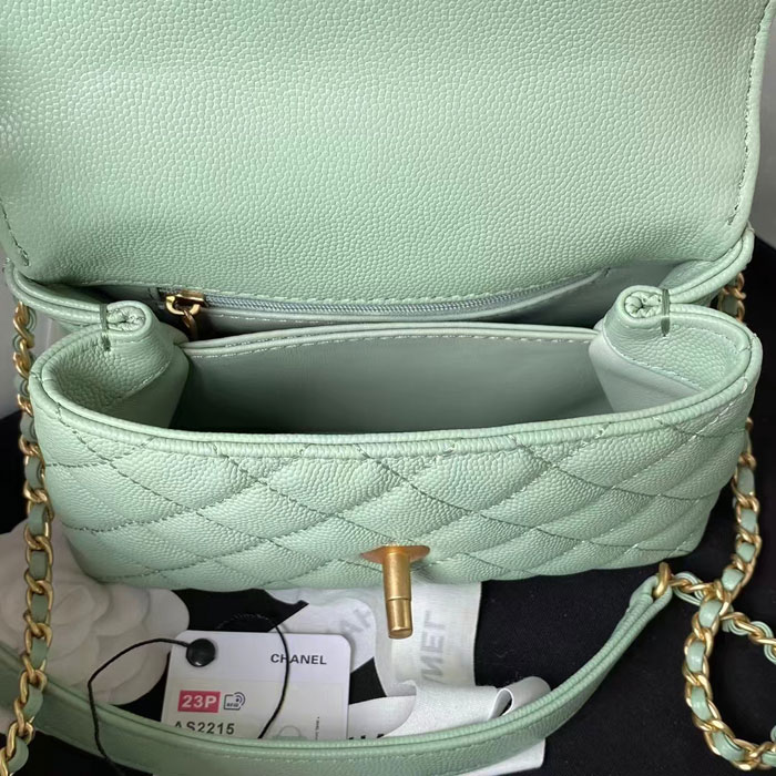 2023 Chanel MINI FLAP BAG WITH TOP HANDLE