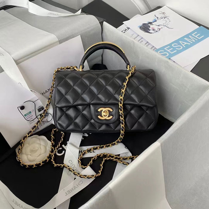 2023 Chanel Mini Flap Bag With Top Handle