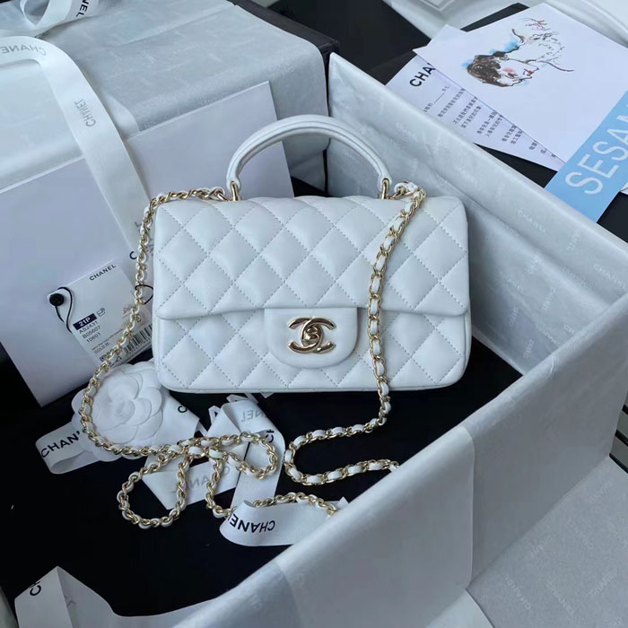 2023 Chanel Mini Flap Bag With Top Handle
