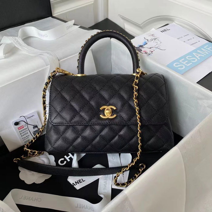 2023 Chanel flap bag with top handle