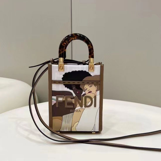 2023 Fendi Mini Sunshine Shopper
