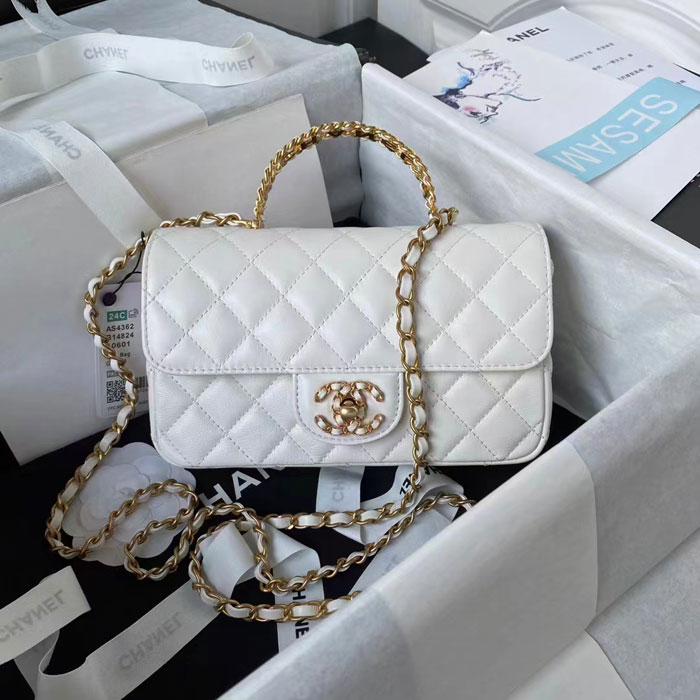 2024 Chanel FLAP BAG WITH TOP HANDLE