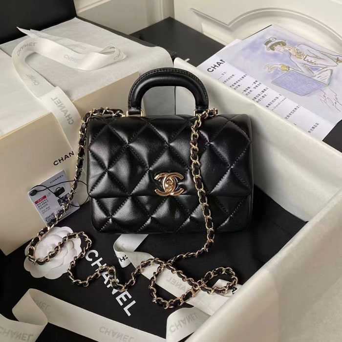 2024 Chanel Small FLAP BAG WITH TOP HANDLE