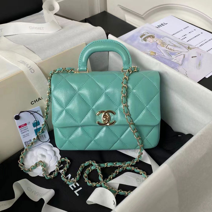 2024 Chanel Small FLAP BAG WITH TOP HANDLE