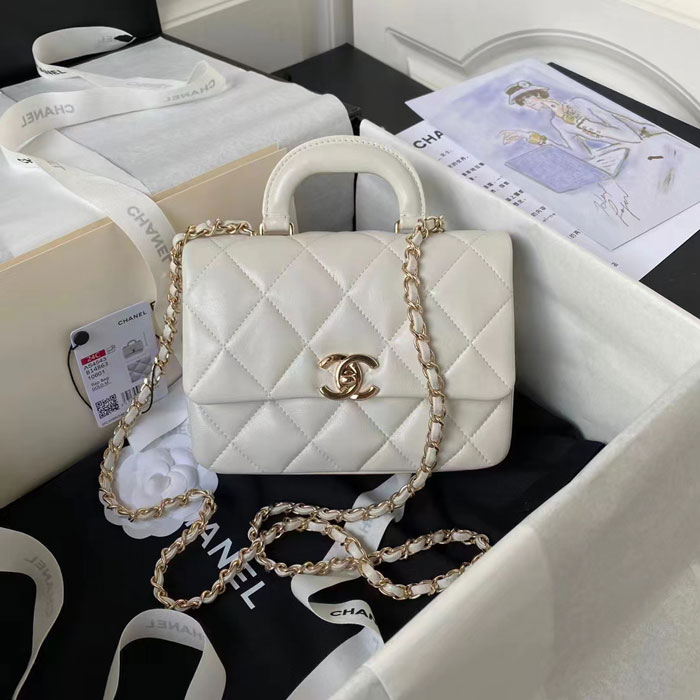 2024 Chanel Small FLAP BAG WITH TOP HANDLE