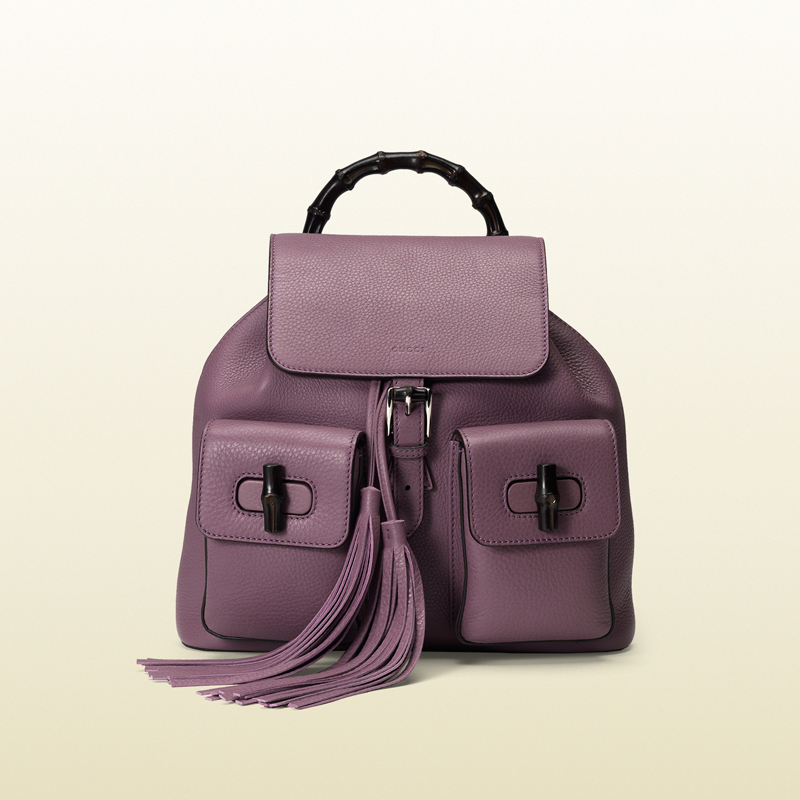 Bamboo leather backpack