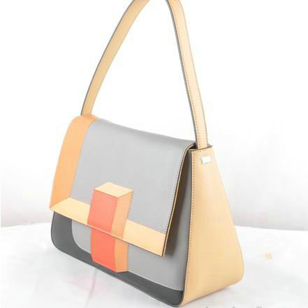 Fendi Multicolour Baguette Shoudler Bag 8BR600 Grey