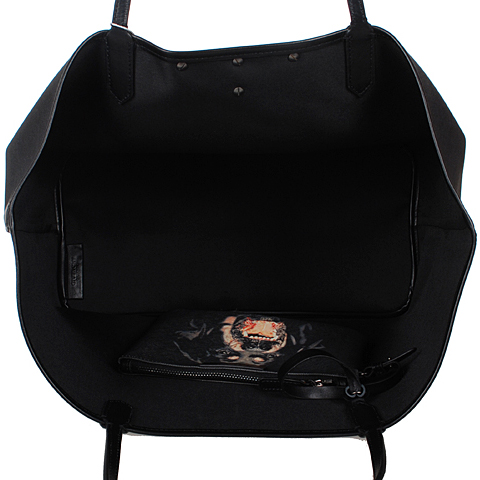 Givenchy Large Antigona Shopping Bag Printed POTTWEILER Saffiano leather Black