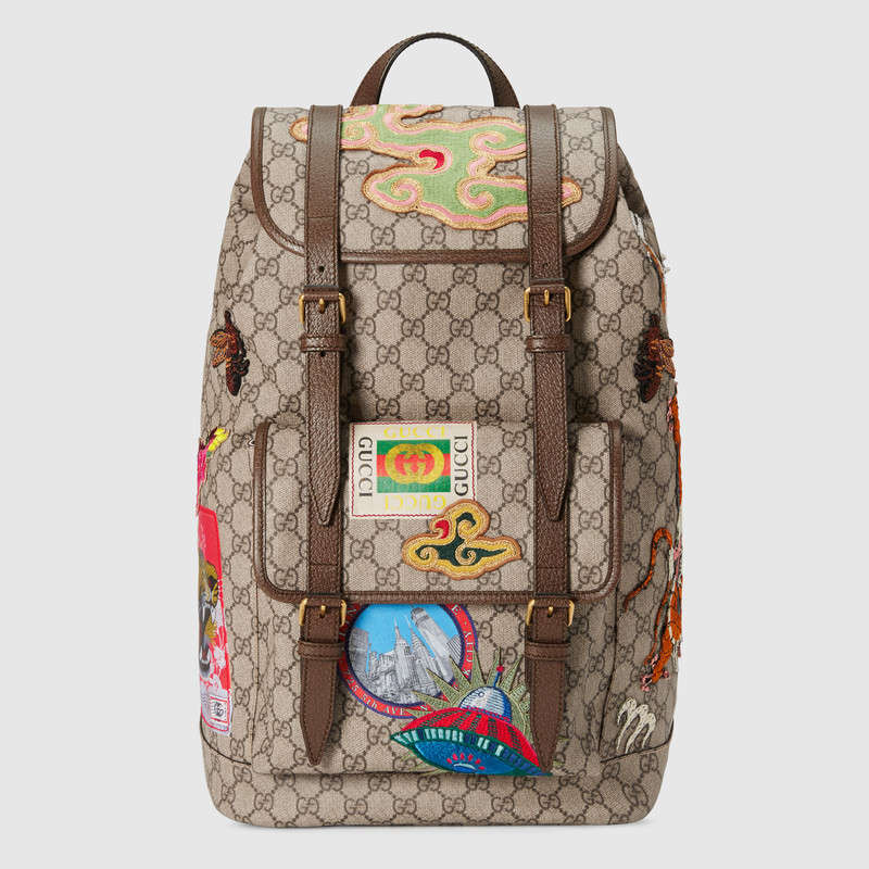Gucci Courrier soft GG Supreme backpack 473869 K9RPT 8414