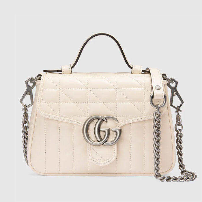 Gucci GG Marmont mini top handle bag 583571 UM8AN 9022