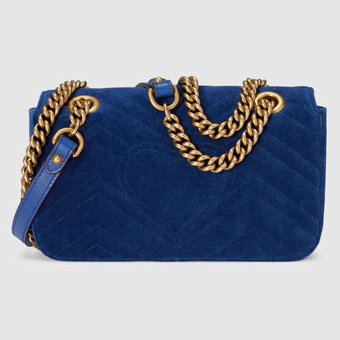 Gucci GG Marmont velvet mini bag 446744 K4D2T 4511