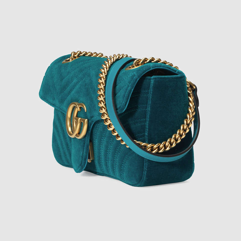 Gucci GG Marmont velvet shoulder bag 443497 K4D2T 4462