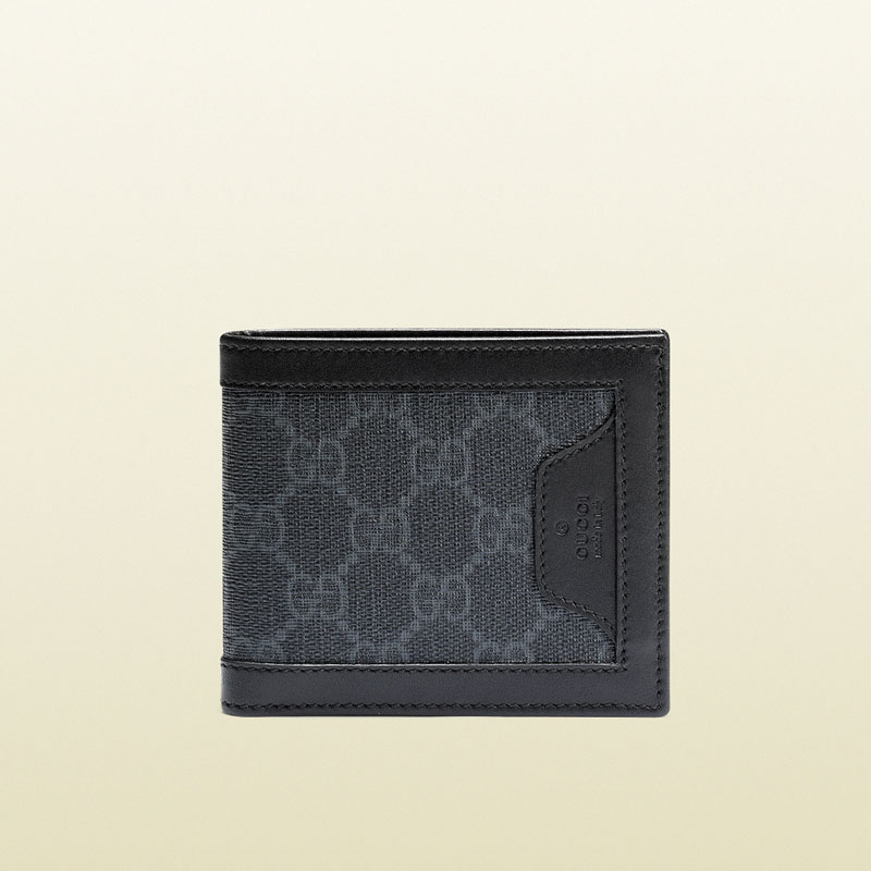 Gucci GG supreme canvas bi-fold wallet 322141 KGDHR 1078