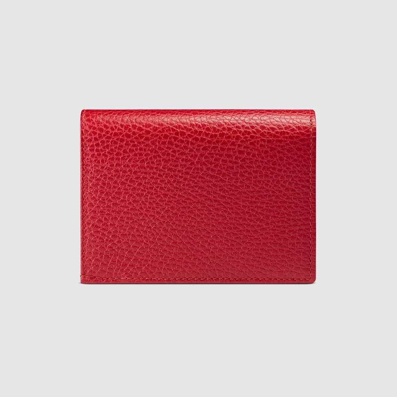 Gucci Leather card case 456126 CAO0G 6433